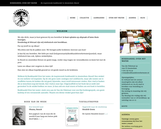 Boekhandel over het water Logo
