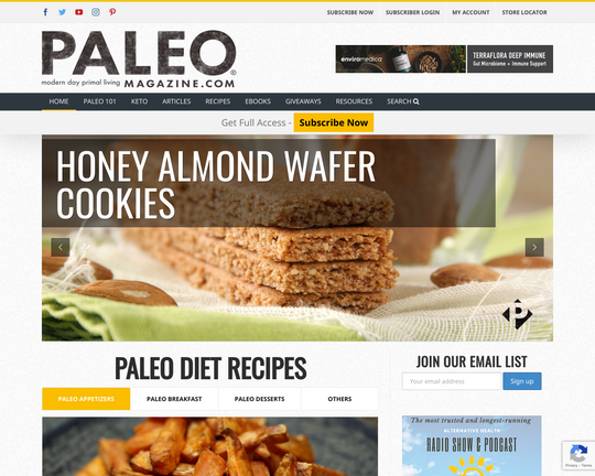 Paleo Magazine Logo
